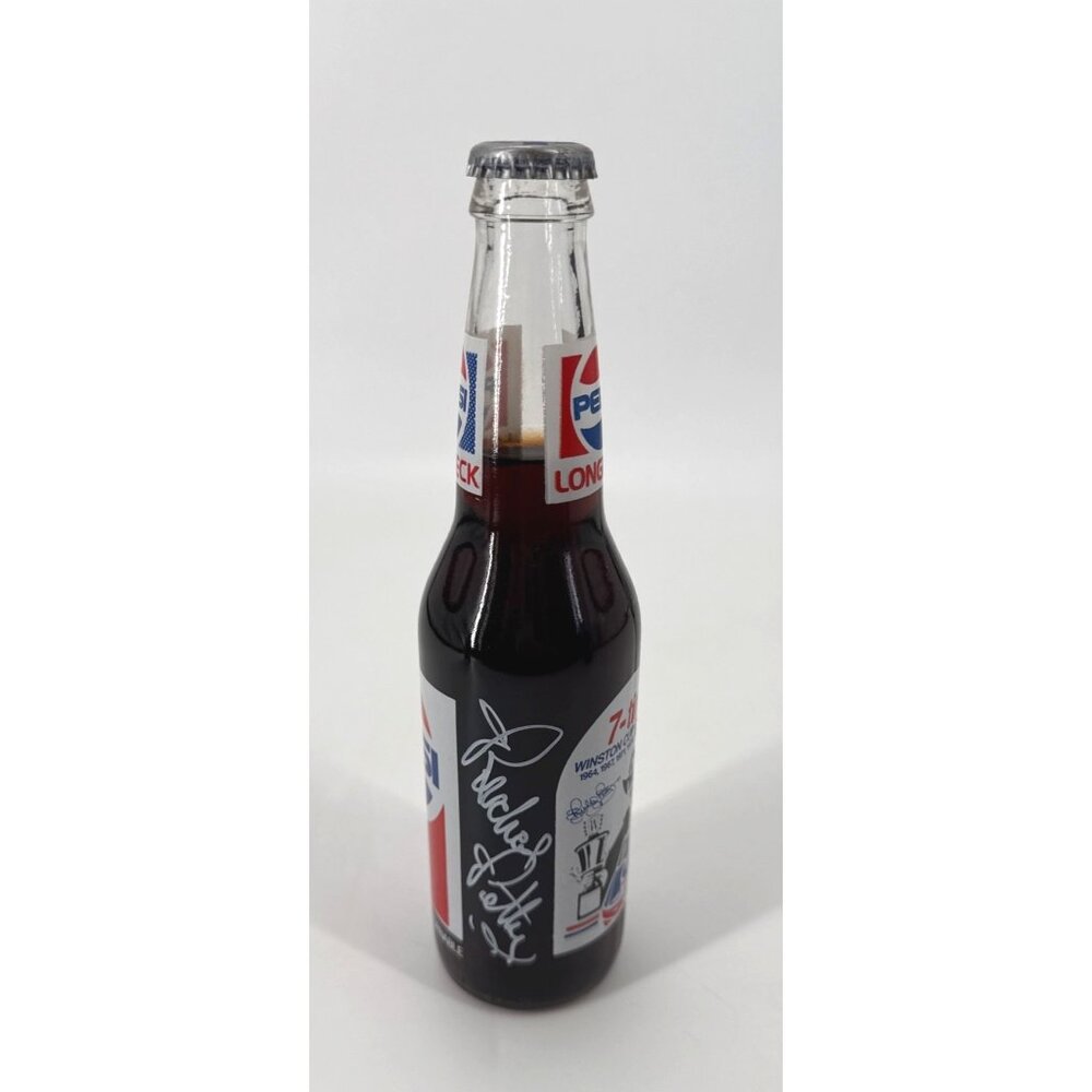 Richard Petty Signed Pepsi Bottle Vintage 7 Time Winston Cup Champion Nascar